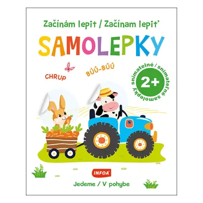 Začínám lepit/Začínam lepiť Samolepky Jedeme/V pohybe