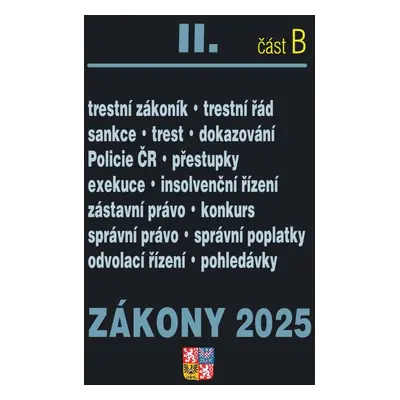 Zákony II B/2025 – Trestní právo