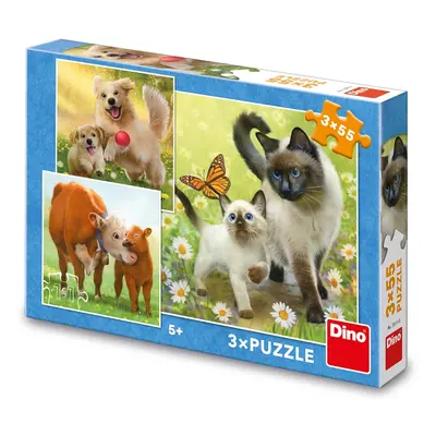 Puzzle 3x55 Rodinka