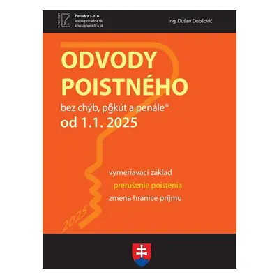 Odvody poistného od 1. 1. 2025