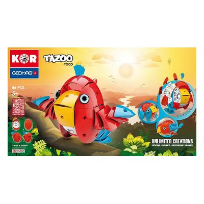 Stavebnice Geomag Tazoo Toco 86 pcs