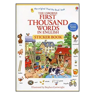 First Thousand Words in English Sticker Book