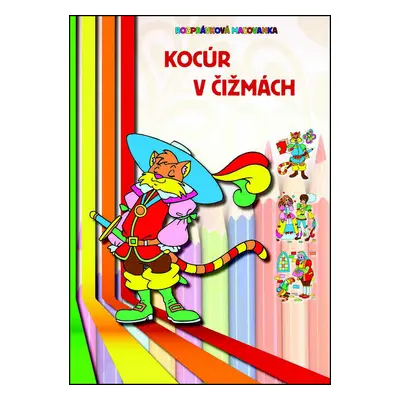 Rozprávková maľovanka Kocúr v čižmách