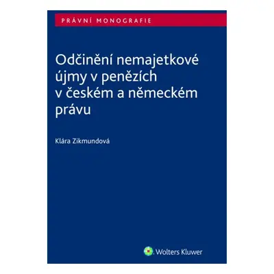 Odčinění nemajetkové újmy v penězích v českém a německém právu