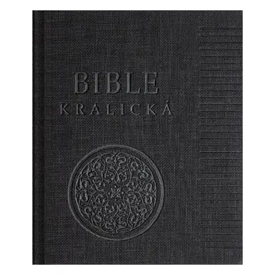 Poznámková Bible kralická černá