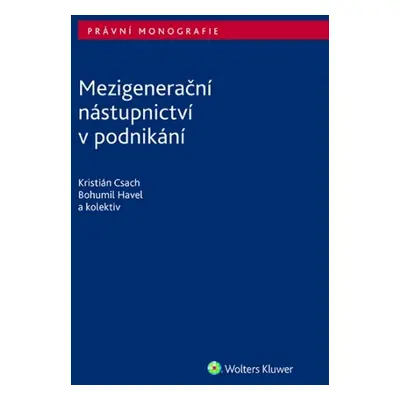 Mezigenerační nástupnictví v podnikání