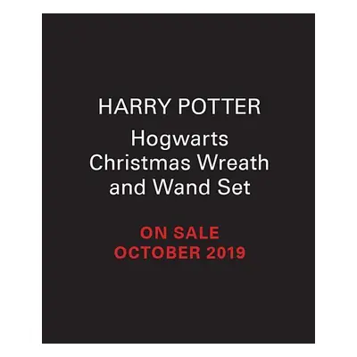 Harry Potter: Hogwarts Christmas Wreath and Wand Set: Lights Up!