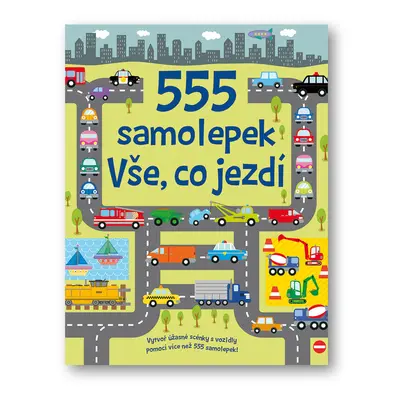 555 samolepek Vše, co jezdí