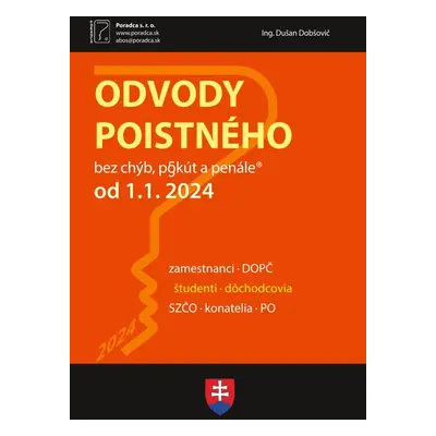 Odvody poistného od 1. 1. 2024