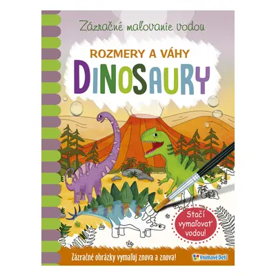 Zázračné maľovanie vodou Dinosaury