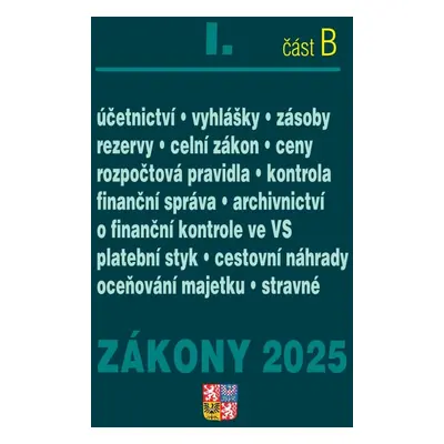 Zákony I B/2025 – Účetní zákony