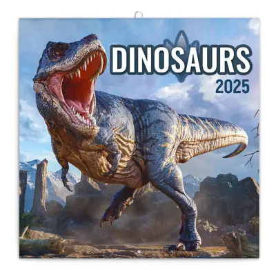 Dinosauři 2025 - nástěnný kalendář