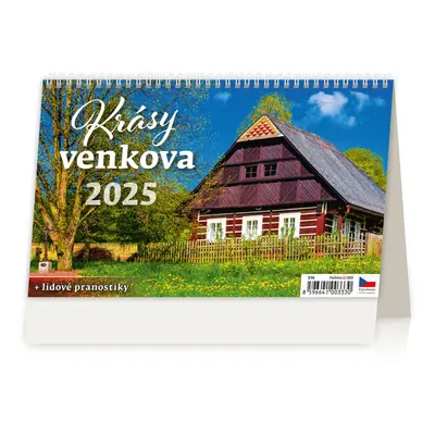 Krásy venkova 2025 - stolní kalendář