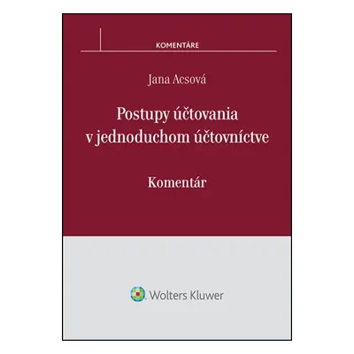 Postupy účtovania v jednoduchom účtovníctve