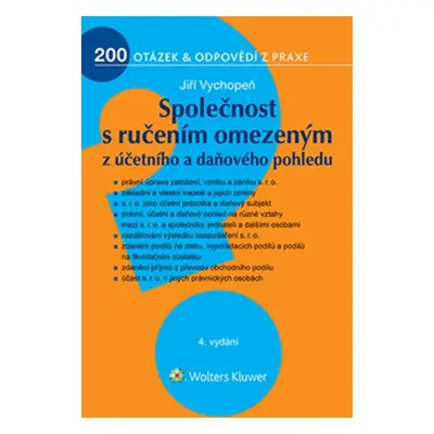 Společnost s ručením omezeným z účetního a daňového pohledu