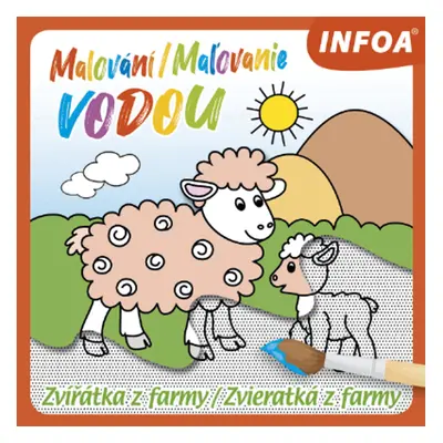 Malování/Maľovanie vodou Zvířátka z farmy/Zvieratká z farmy