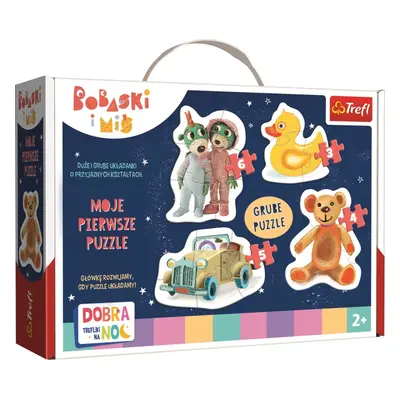 Baby puzzle Dobrou noc, Treflíci Milé děti 4v1