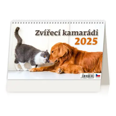 Zvířecí kamarádi 2025 - stolní kalendář