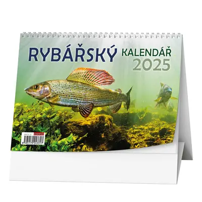 Rybářský kalendář 2025 - stolní kalendář