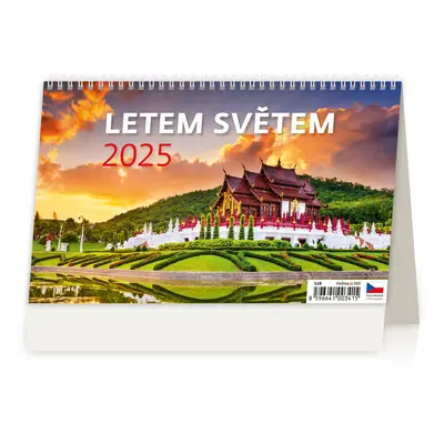 Letem světem 2025 - stolní kalendář