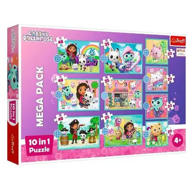 Puzzle Gábinin kouzelný domek MEGA PACK 10v1