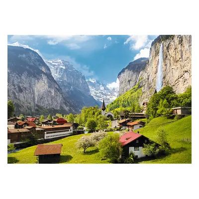 Puzzle Lauterbrunnen, Švýcarsko 3000 dílků