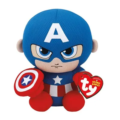 Beanie Babies Marvel CAPTAIN AMERICA 15 cm