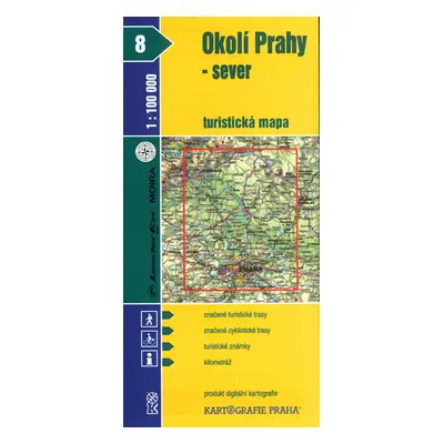 Okolí Prahy - sever 1:100 000