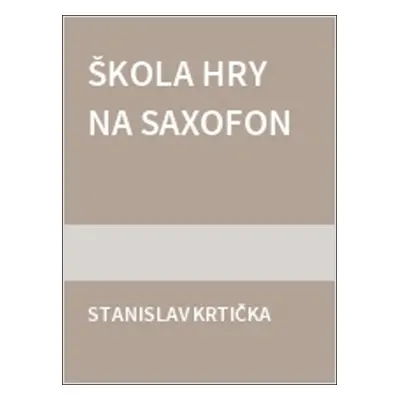 Škola hry na saxofon