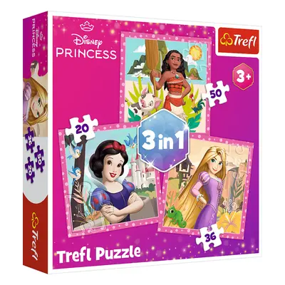 Puzzle Disney princezny 3v1