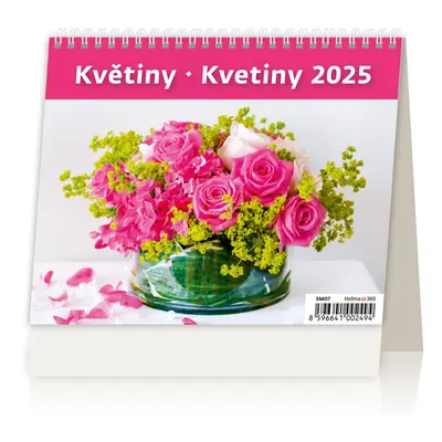 Květiny 2025 - stolní kalendář