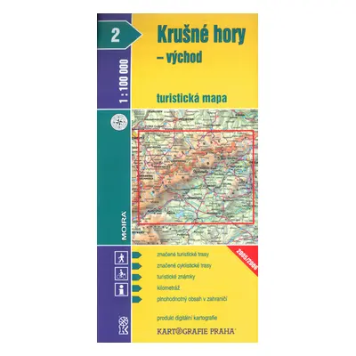 Krušné hory - východ 1:100 000