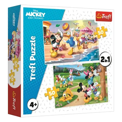 Mickey Mouse a jeho přátelé 2x50 dílků