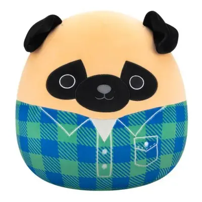 Squishmallows Mops ve flanelové košili Prince