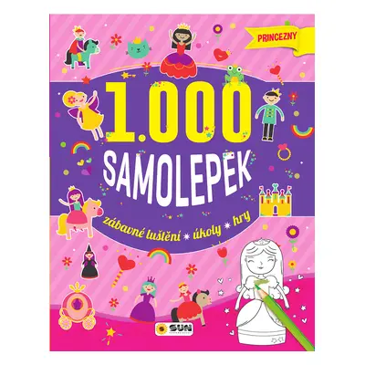 1000 samolepek princezny