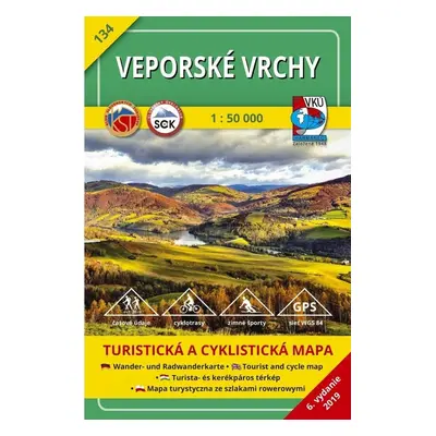 Veporské vrchy 1:50 000