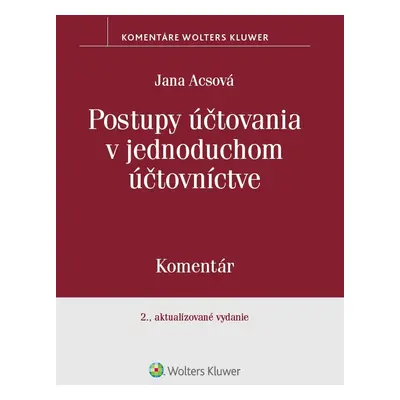 Postupy účtovania v jednoduchom účtovníctve