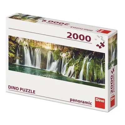 Puzzle 2000 Plitvické vodopády panoramic