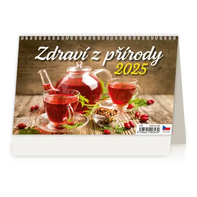 Zdraví z přírody 2025 - stolní kalendář