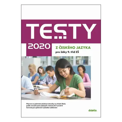 Testy 2020 z českého jazyka pro žáky 9. tříd ZŠ