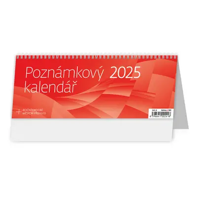 Poznámkový kalendář Office 2025 - stolní kalendář