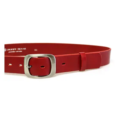 PENNY BELTS 9993 Dámský kožený opasek červený