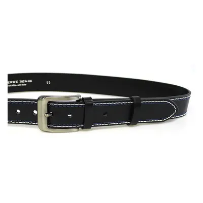 PENNY BELTS 02NKS-2-B-M Pánský kožený opasek černý