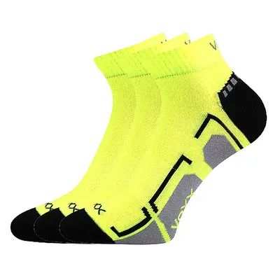 VOXX® ponožky Flashik neon žlutá 3 pár 112835