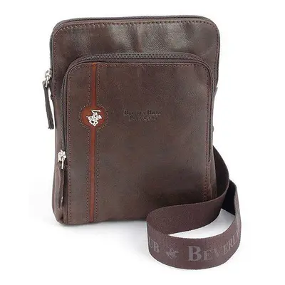 Taška crossbody kožená BHPC Explore S BH-380-25 hnědá 2 L