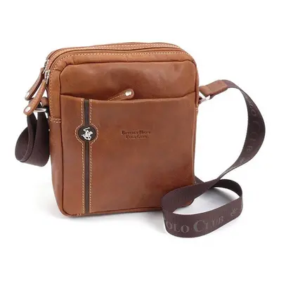 Taška crossbody kožená BHPC Explore M+ BH-382-75 tabáková 3 L