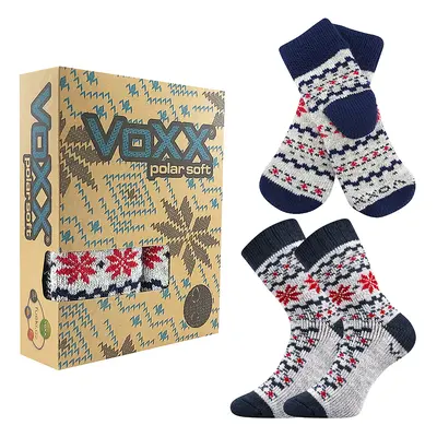 VOXX® ponožky Trondelag set sv.šedá melé 1 balení 117517