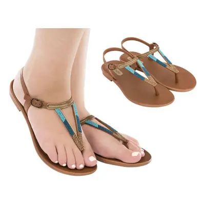 Grendha Cacau Rustic Sandal 17873-90269 Dámské sandály hnědé