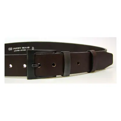 PENNY BELTS 8-40 Pánský kožený opasek hnědý