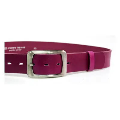 PENNY BELTS 16253 Dámský kožený opasek fuchsiový